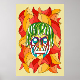 Poster Visage Grimace