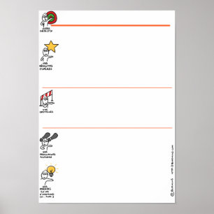 Póster Visão Board, um afixar para realizar os seus
