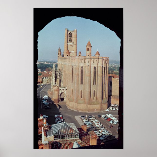 Póster Visão da Catedral de Sainte-Cecile (Frente)