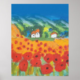 Póster Visão da Criança na Paisagem Provenal