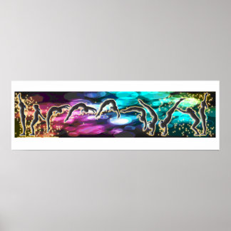 Póster Visão da estrela do mecanismo traseiro