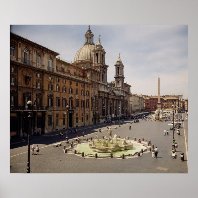 Poster Visão da piazza (Frente)