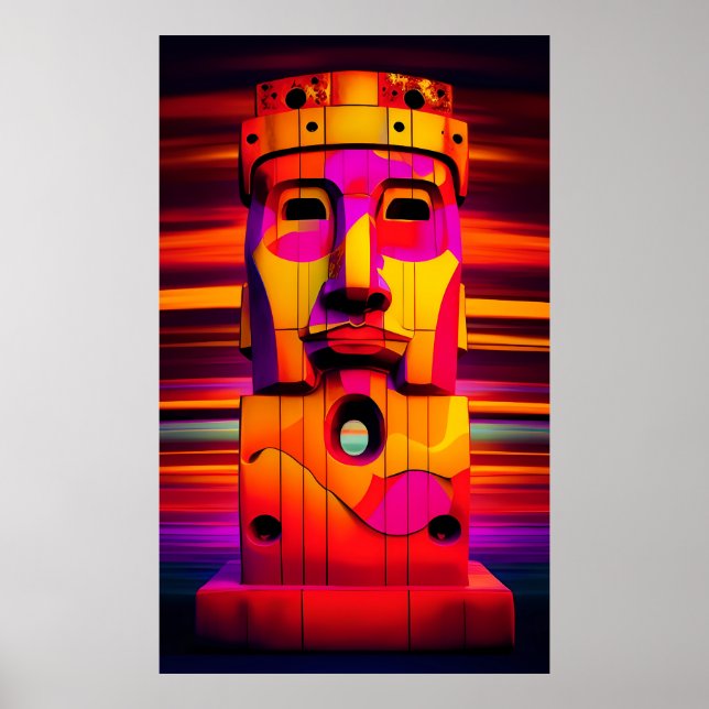 Poster Visão de Deus - Ken Gage Art (Frente)