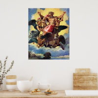 Visão de Ezequiel, pintura de Rafael,