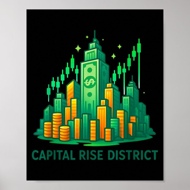 Poster Visão de Mercado do Distrito Capital Rise (Frente)