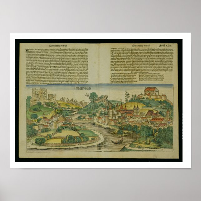 Poster Visão de Olho de Bird, de Salzburg, da Chr de Nure (Frente)