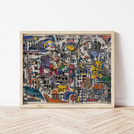 Poster Visão de Olho de NYC Bird | Joaquín Torres-García