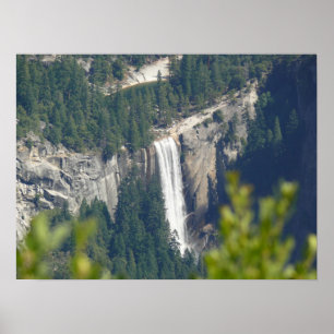 Poster Visão de Quedas Vernais do Ponto Glacier, CA