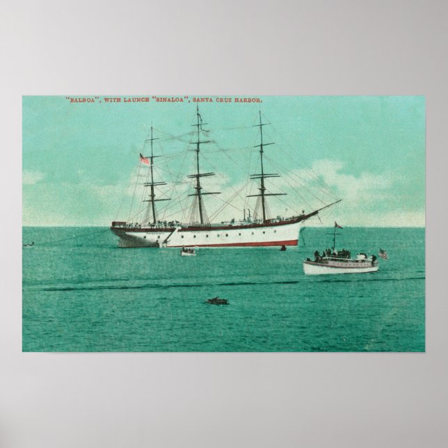 Poster Visão do Balboa e do Sinaloa entrando (Frente)