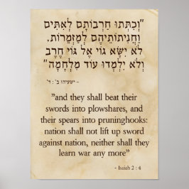 Poster Visão Espadas-para-Palhaços de Isaiah