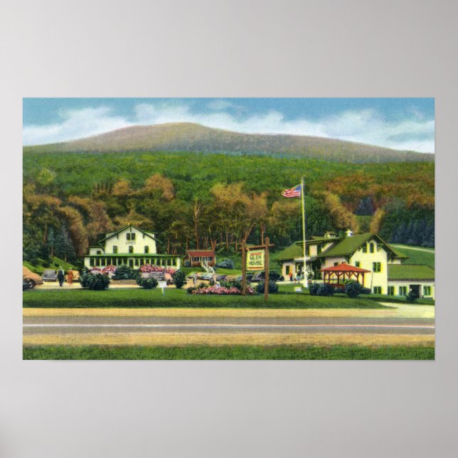 Poster Visão Exterior da Casa Glen (Frente)