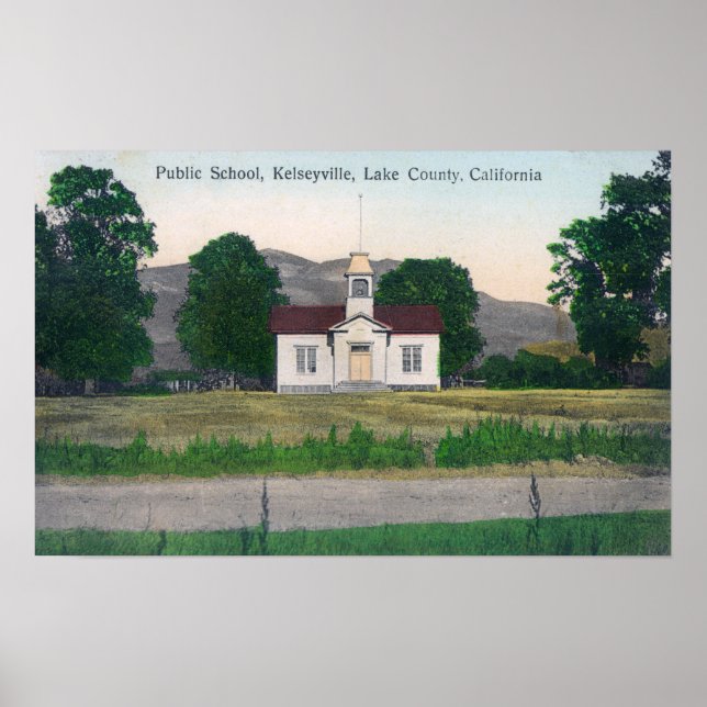 Poster Visão Exterior da Escola Pública (Frente)