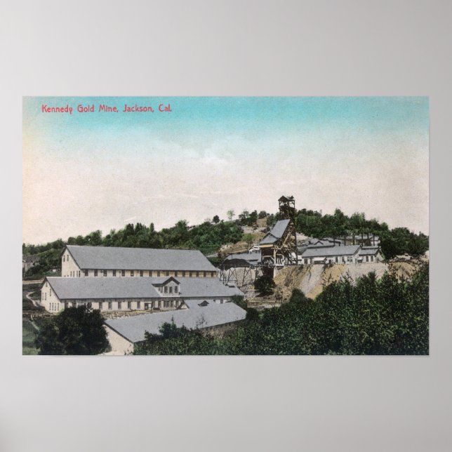 Póster Visão Exterior de Kennedy Dourado MineJackson, CA (Frente)