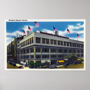 Póster Visão Exterior do Madison Square Garden