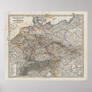 Poster Visão Geral do Império Alemão