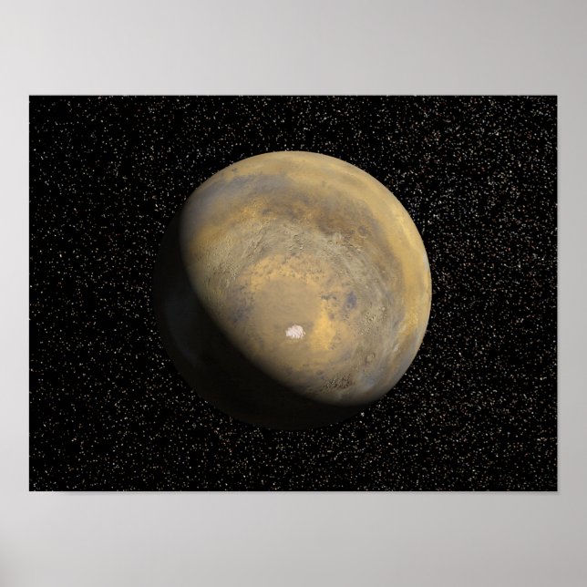 Poster Visão global de Marte (Frente)