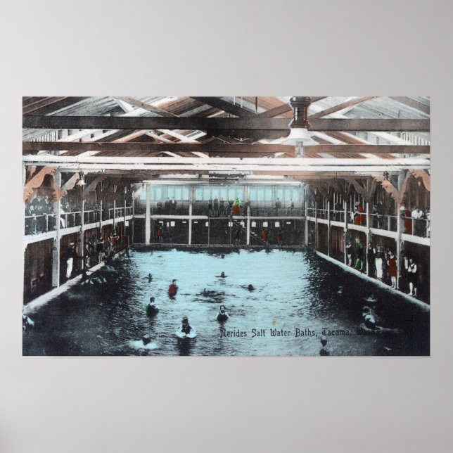 Póster Visão Interior das Banheiras de Água Salgada de Ne (Frente)