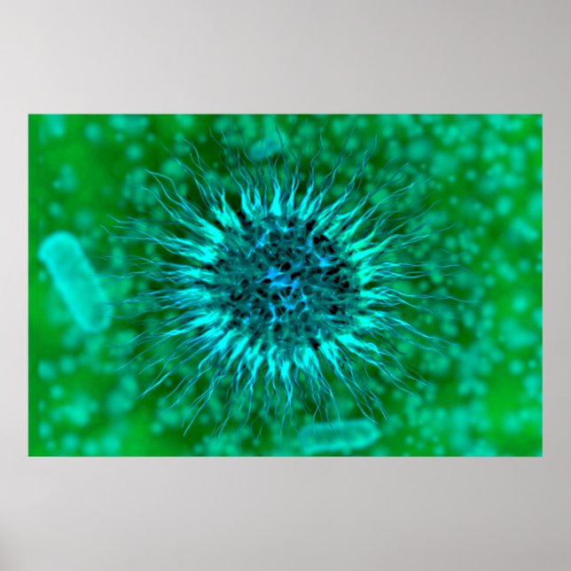 Póster Visão Microscópica Dos Dendrimers 3 (Frente)