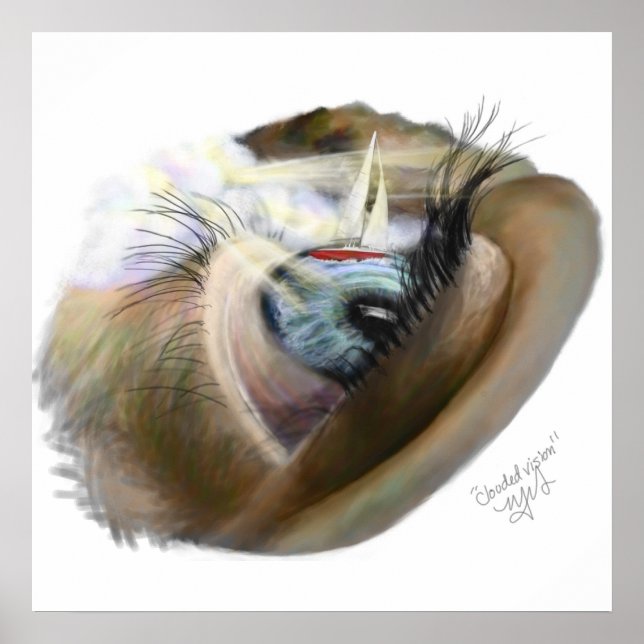 Póster Visão nublada (Frente)