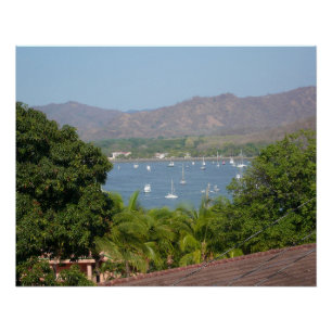 Póster Visão Panorâmica de Flamingo Beach, Costa Rica