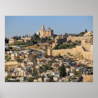 Visão Panorâmica de Jerusalém em Israel