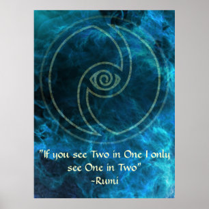 Poster Visão-Rumi e arte poética