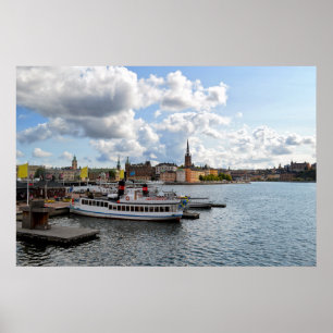 Poster Visão Suecia de Estocolmo