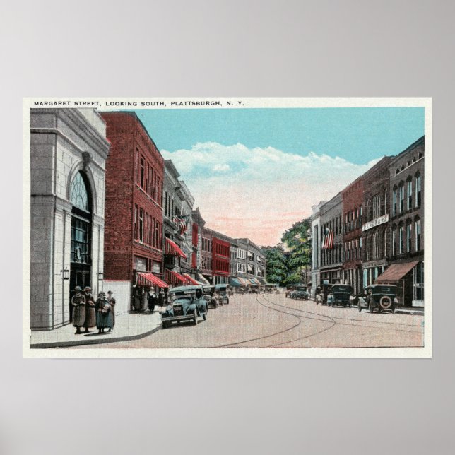 Póster Visão Sul da Rua Margaret (Frente)