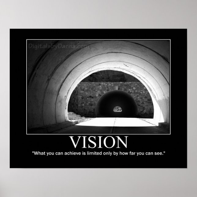 Poster VISION - Túnel (Motivacional) (Frente)