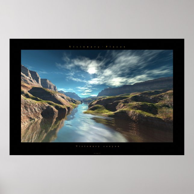 Póster Visionary Canyon (Frente)