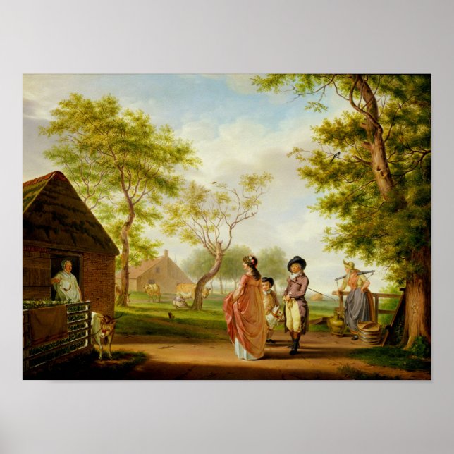 Póster Visita ao País Leite (Frente)