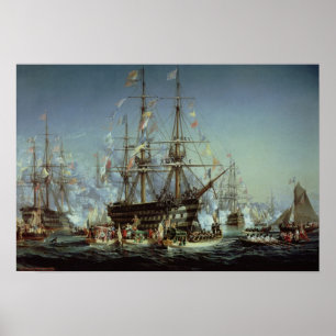 Poster Visita da rainha Victoria a Cherbourg, 1858