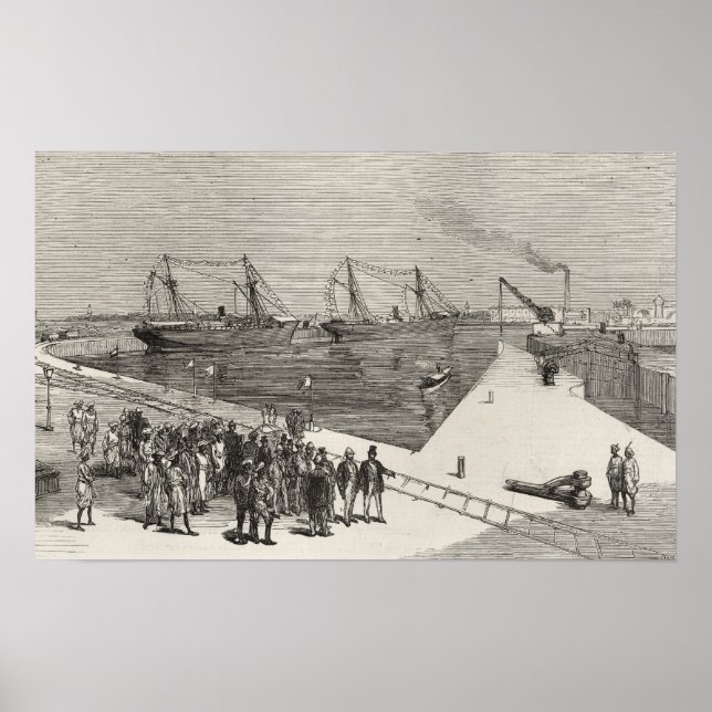 Póster Visita do vice-rei da Índia (Frente)