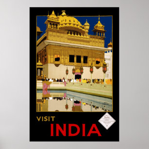 Póster Visita India