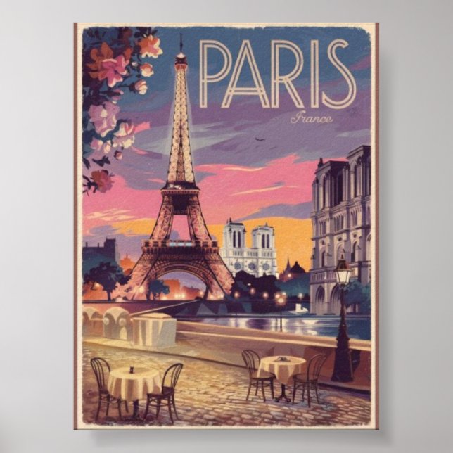 Poster Visitante Paris (Frente)