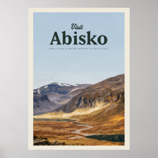 Poster Visite Abisko