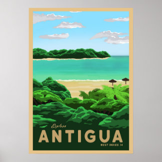 Poster Visite Antígua