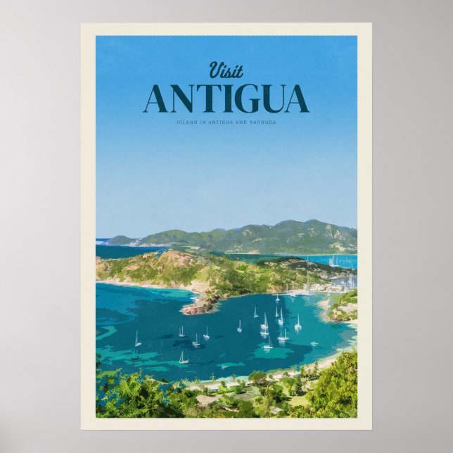Poster Visite Antígua (Frente)