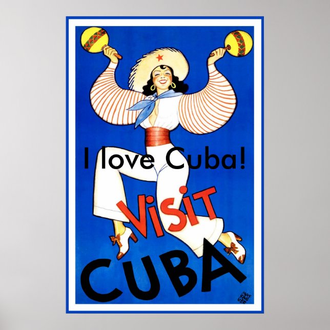 Poster Visite Cuba! (Frente)