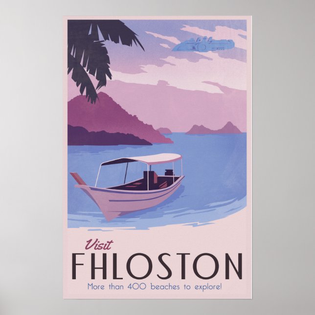 Póster Visite Fhloston (Frente)