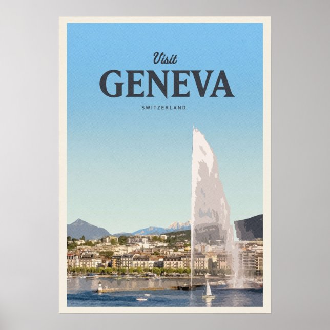 Poster Visite Genebra (Frente)