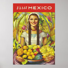 Póster Visite o México