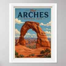 Visite Parque Nacional Arches Viagem Vintage