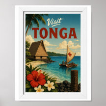 Visite Tonga Travel Vintage