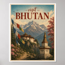 Visite Viagens Vintage Butão