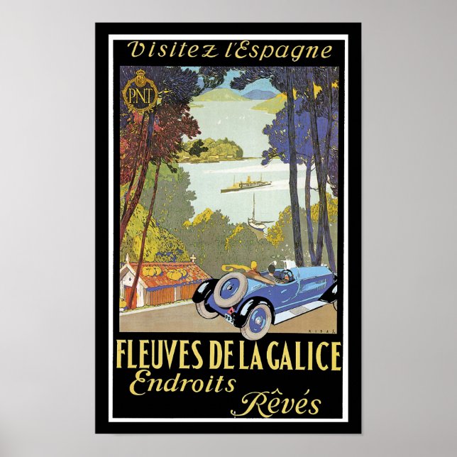 Póster Visitez l'Espagne ( Visite a Espanha) (Frente)