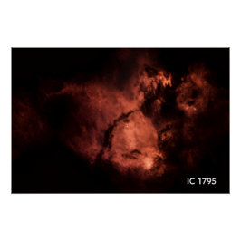 Póster Viskop nevel, Nebula IC 1795