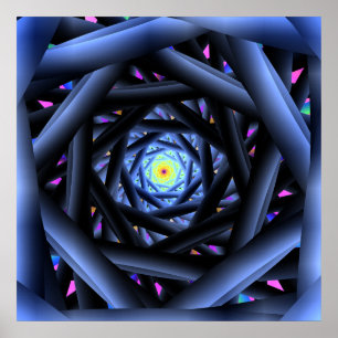 Póster 'Vislumbrando o reino além da confusão'