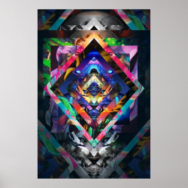 Poster Visões do túnel (Frente)