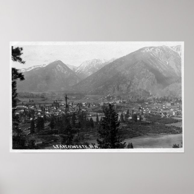 Póster Vista aérea da cidade 6 (Frente)